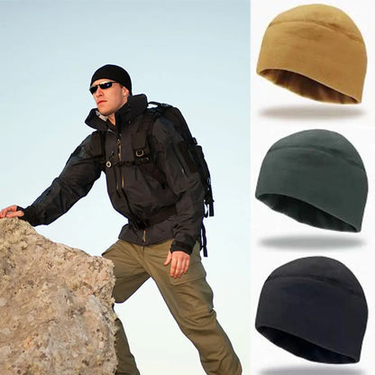 Outdoor Cuffed Beanies – Breathable Windproof Skullcap and Fleece Hats for Skiing and Hiking