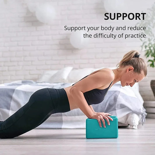 High-Density Non-Slip Yoga Foam Block – Fitness & Meditation Accessory for Yoga, Pilates, and Dance