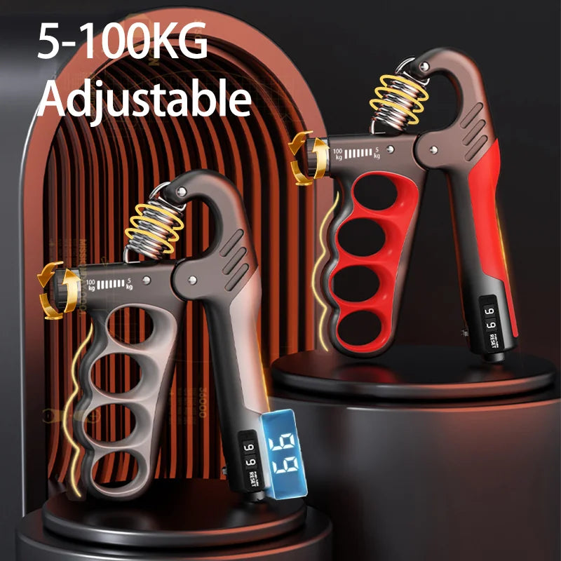 Adjustable Hand Grip Strengthener with LCD Counter